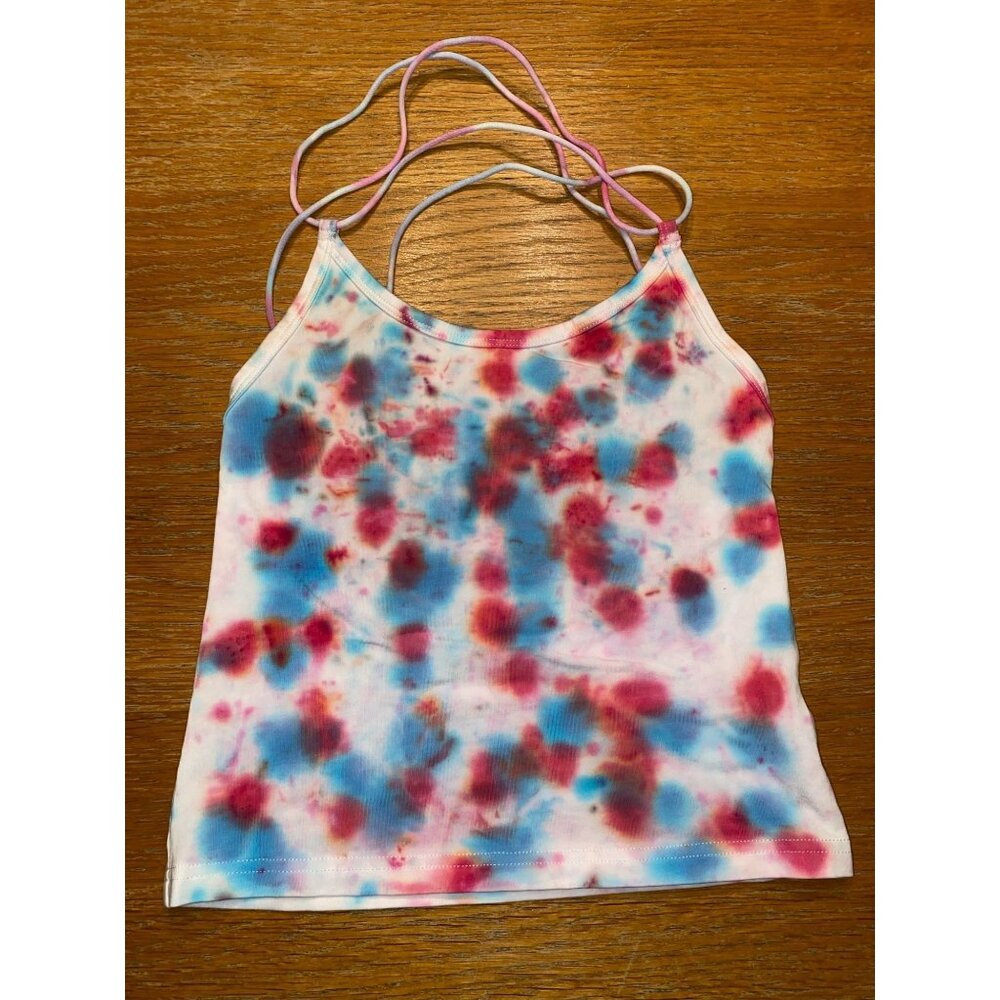 Tie-Dye Spaghetti Strap Tank Top